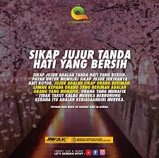 Seperti yang kita ketahui lawan dari jujur adalah bohong. Let S Qurban Mtwt Sikap Jujur Tanda Hati Yang Bersih Sikap Jujur Adalah Tanda Hati Yang Bersih Payah Untuk Memiliki Sikap Jujur Sekiranya Hati Kotor Jujur Adalah Sikap Orang Beriman Lawan Kepada