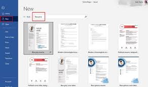 Resume templates find the perfect resume template. Word How To Build A Resume Using Templates Technipages