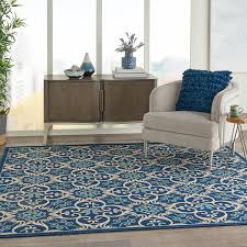 Buy nourison caribbean floral navy area rug at walmart.com. Birch Lane Runner Fishback Floral Navy Blue Area Rug Reviews Wayfair