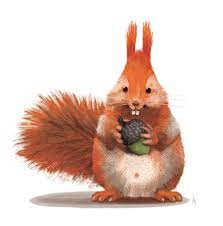 A Squirrel And His Nut By Lite Mike On Deviantart Squirrel Illustration Squirrel Art Animal Illustration