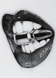 Bite The Bullet Tattoo Bite The Bullet By Roman0701 Society6 Tattoo Drawings Bullet Tattoo Bullet Art