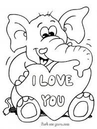 Printable Valentines Day Teddy Elephant Card Coloring Pages Printable Coloring P Valentine Coloring Pages Valentines Day Coloring Page Elephant Coloring Page