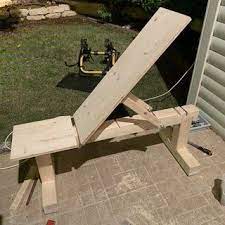 Weight Bench 5 Position Flat Incline Doubles As Patio Bench Weight Benches Home Gym Bench Diy Home Gym