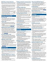 Quickbooks Pro 2017 Quick Reference Training Card Laminated Tutorial Guide Cheat Sheet Instructions And Tip Quickbooks Quickbooks Pro How To Memorize Things