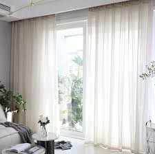 Maybe you would like to learn more about one of these? Amazon Com Home Brilliant Natural Linen Curtains For Living Room Semi Sheer Window Treatment Panels For Patio 54 X 84 Inch Long Beige Set Of 2 Home Kitchen
