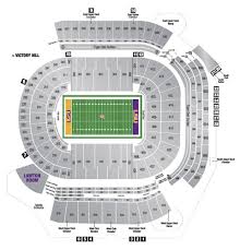 2014 tiger stadium seating chart lsu lsu tigers football