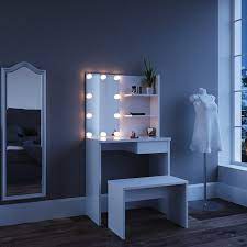 Mercury Row Stuttgart Dressing Table Set With Mirror Reviews