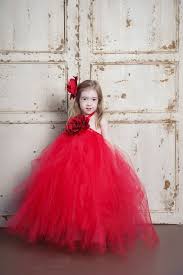 Red Puffy Dress For Kids Pageant Gowns Masquerade Ball Flower Girl Flower Girl Dresses Wholesale Prom Dresses