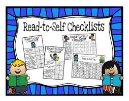 Read To Self Checklists Sticker Charts And Weekly Logs
