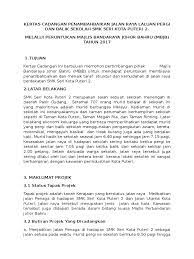 1 september 2010 (sekiranya permohonan dibuat pada 1 julai 2010.) 5.2 cadangan tempat a. Kertas Cadangan Penambahbaikan Jalan Kepada Mbjbedit