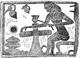 Eb1911 Ceramics Fig 16 Votive Tablet From Corinth A Potter Applying Painted Bands While The Vessel Revolves On T Ancient Pottery History Of Ceramics Pottery