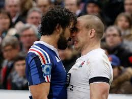 He scored his first try in november 2006 against ca brive. No Love Lost France S Yoann Huget Confronts England S Mike Brown Rugby Racing Couple Photos