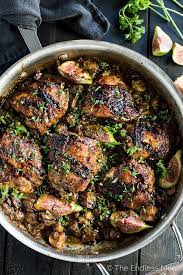 Quick chicken thigh recipes are midweek life savers and this is a gold nugget! Balsamic Fig Chicken Marsala The Endless Meal