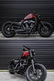 Harley Davidson Forty Eight Glamo By Limitless Customs Custom Sportster Harley Bobber Harley Bikes
