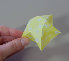 Origami Sterne 3d Falten Faltanleitung Lichterkette Basteln