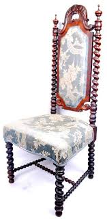 Antique 19c English Gothic Chair Renaissance Carved Oak Barley Twist Legs Chair Gothic Chair Antique Chairs