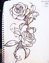 Rose Tattoo Illustration Vine Tattoos Rose Vine Tattoos Picture Tattoos