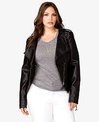Spiked Moto Jacket Forever21 Plus 2015645893 Fashion Stylish Plus Size Clothing Plus Size Fashionista
