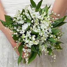 Lily Of The Valley White Bouvardia Green Foliage Bridal Bouquet Foliage Bouquet Lily Of The Valley Wedding Bouquet Lily Of The Valley