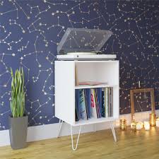 The novogratz concord turntable stand with drawers ships flat to your door and 2 adults are recommended for assembly. Novogratz Concord Turntable Stand Brown