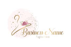 .untuk bahan logo olshop yg gampang banget. Custom Logo Design Clothes Hanger Logo Fashion Gold Hanger Etsy