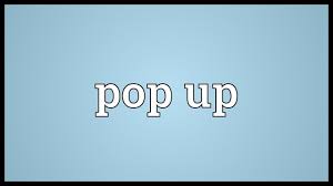 Pop Up Meaning Youtube