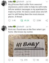 Of course choose the texts that fit your specific relationship and personalize however you would like. Man Who Suffers Depression Shares How His Gf Left Messages To Make Him Smile Romance Nigeria