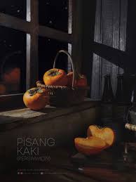 Pisang Kaki Or Persimmon In 2020 Window Photography Pumpkin Carving Persimmon
