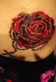 The word «rosary» is derived from the latin language and means «garland of roses». Pin By Alice Lalone On My Style Rosary Tattoo Tattoos Rosary Bead Tattoo
