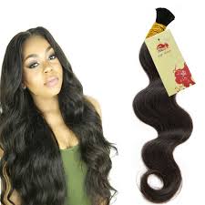 Put a wavy texture in your micro braids by wrapping them around perm rods and dipping in hot water to set. Hannah Queen Wet N Wavy Bulk Hair Human Hair Micro Braiding 3 Bundle 300g Brazilian Body Wave Bulk Hair For Braiding Buy Online In Bahamas At Desertcart Productid 116263306