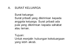 Berikut ini adalah contoh surat pribadi untuk teman sekelas yang sudah pindah sekolah, tentang pengalaman lucu. Bahasa Indonesia Surat Keluarga Dan Surat Dinas Ppt Download