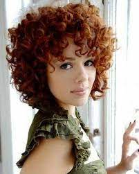 Color Bangs Short Curly Hair Short Permed Hair Curly Hair Styles