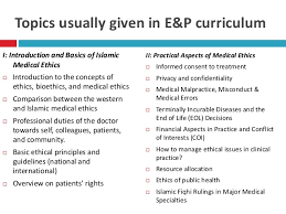 Teaching Medical Ethics For Undergraduate Medical Students