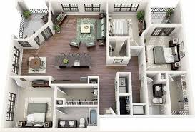 Denah Rumah Minimalis 3 Kamar 3d Paling Menarik Denah Rumah Desain Rumah Rumah Minimalis