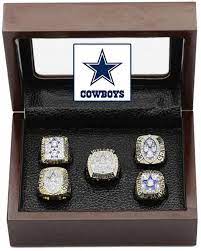Dallas Cowboys Super Bowl Replica Ring Set 5 Years 71 77 92 93 95 Dallas Cowboys Dallas Cowboys Girls Dallas Cowboys Baby