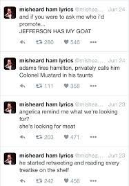 Misheard Hamilton Lyrics Hamilton Lyrics Hamilton Funny Hamilton Musical