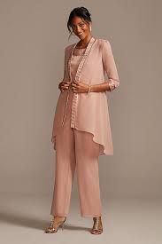 David's bridal has the right styles to find the perfect dressy pants suits or jump suit to wear to a wedding or formal event. 15 Of The Best Mother Of The Bride Pant Suits Green Wedding Shoes