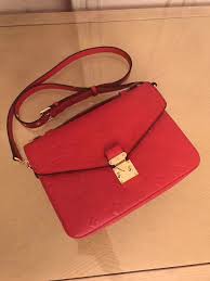 Louis vuitton malletier, commonly known as louis vuitton or by its initials lv, is a french fashion house and luxury goods company founded i. One To One Copy Lv Louis Vuitton Monogram Pochette Metis Red Bag Lv348 219 00 Luxury Shop