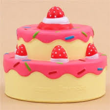 Vlampo Squishy Torta Di Compleanno Glassa Fucsia Kawaii Cake Squishy Squishies Kawaii Slime And Squishy