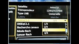 Configuration Les Sorties Tete Lnb Samsat Hd90 Youtube