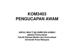 Teks deskripsi ialah teks teks yang menggambarkan objek atau peristiwa. Pengenalan Pengucapan Merupakan Satu Kaedah Berkomunikasi Secara Lisan Ppt Download