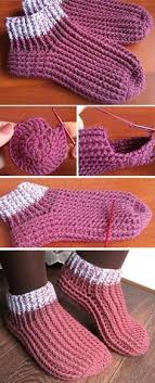 He already has a shelf full of handmade scarves and hats, so this year i decided on slippers. 130 Crochet Ideas Crochet Crochet Patterns Crochet Baby