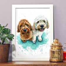 See more ideas about custom pet portraits, pet portraits, dog portraits. Personalised Pet Portrait Painting By Astrid Brisson Notonthehighstreet Com