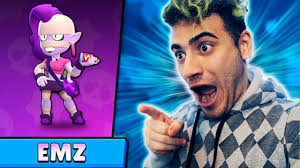 Emz attacks with blasts of hair spray that deal damage over time, and slows down opponents with her super. Emz Brawl Stars