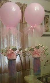 Perfect for baby showers, these chocolate suckers are sure to please! Cotton Candy Centerpieces For A Baby Shower This One Has Thank You Suckers But They Can Be Printed To Say Its A Girl Geschenke
