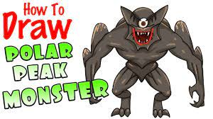 How To Draw The Monster In Monster Vs Mech - Youtube