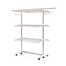 Dapatkan dengan harga promo termurah hanya diklikfurniture.com Jemuran Lipat Stainless Steel 3 Susun Jemuran Hemat Tempat Jemuran Baju Apartement Simple Shopee Indonesia