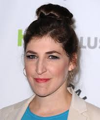 It was originally designed for long tresses. Mayim Bialik Long Straight Dark Brunette Updo