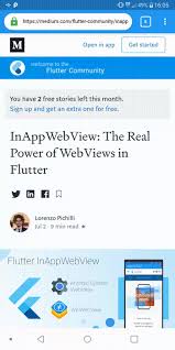 About this great technology to. Creating A Browser Using Webviews In Flutter Flutter Community