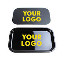 Blank Rolling Tray - Custom Logo Metal Serving Tray